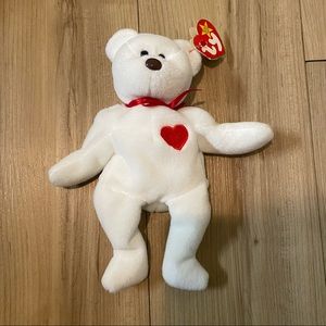 Beanie Baby Valentino (tag errors, pvc pellets)